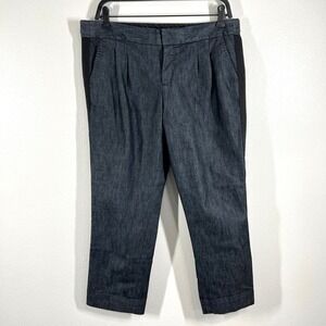 GAP Signature Skinny Ankle Gray Mid Rise Dress Pant Chino Womens 10 Gray Classic